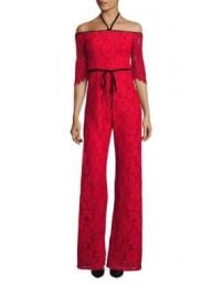 Alexis - Joaquin Off-the-Shoulder Lace Jumpsuit at Saks Fifth Avenue