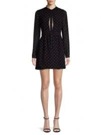 Alexis - Leila Tie Neck Mini Dress at Saks Fifth Avenue