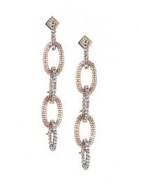 Alexis Bittar - Crystal Encrusted Mesh Link Drop Earrings at Saks Fifth Avenue