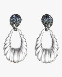 Alexis Bittar  Crystal Paisley Teardrop Earrings  Olivela at Olivela