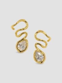 Alexis Bittar Asterales Floating Vine 14k Gold Plated Amp Cubic Zirconia Drop Earrings at Saks Fifth Avenue