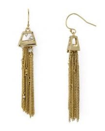 Alexis Bittar Chain Tassel Drop Earrings at Bloomingdales