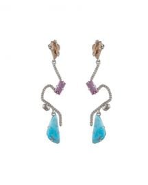 Alexis Bittar Crystal Maze Fancy Stone Earrings at Neiman Marcus