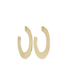 Alexis Bittar Enlarged Liquid Metal Orbit Hoop Earrings at Neiman Marcus