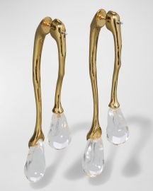 Alexis Bittar Lucite Front-Back Double Drop Earrings at Neiman Marcus