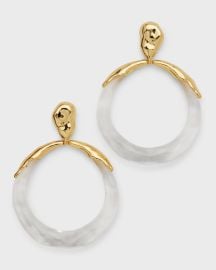 Alexis Bittar Lucite Molten Drop Earrings at Neiman Marcus