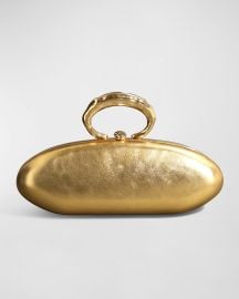 Alexis Bittar Molten Gold Bullet Minaudiere - Gold at Neiman Marcus