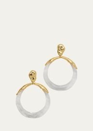 Alexis Bittar Molten Large Drop Hoop Earrings - at Bergdorf Goodman