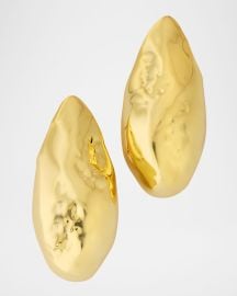 Alexis Bittar Molten Puffy Teardrop Post Earrings at Neiman Marcus