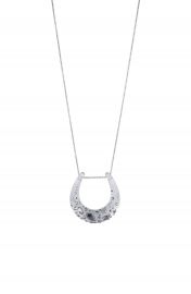 Alexis Bittar Noir Dust Horseshoe Pendant Necklace   Nordstrom at Nordstrom