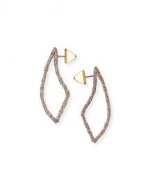 Alexis Bittar Pave Crystal-Encrusted Thorn Drop Earrings at Neiman Marcus