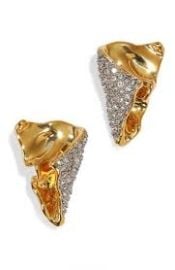 Alexis Bittar Solanales Crystal Folded Mini Earrings Bloomingdales at Bloomingdales