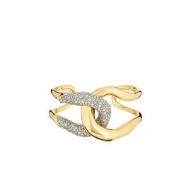 Alexis Bittar Solanales Crystal Interlocked Cuff Bracelet at Bergdorf Goodman