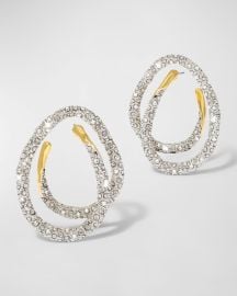 Alexis Bittar Solanales Crystal Spiral Post Earrings at Neiman Marcus