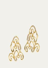 Alexis Bittar Solanales Gold Plated Crystal Chandelier Earrings at Bergdorf Goodman