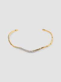 Alexis Bittar Solanales Skinny Collar 14k Gold Plated Amp Crystal Necklace at Saks Fifth Avenue