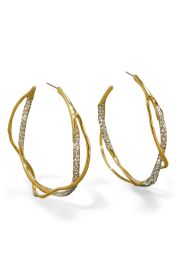 Alexis Bittar Solanales Twisted Drop Hoop Earrings at Nordstrom