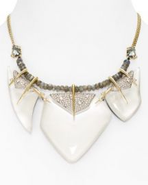 Alexis Bittar Swarovski Crystal-Encrusted Abstract Petal Bib Necklace  16  034 at Bloomingdales