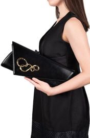 Alexis Bittar Twisted Angular Leather Clutch at Nordstrom