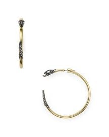 Alexis Bittar Two Part Snake Hoop Earrings at Bloomingdales