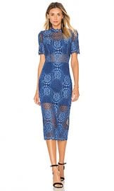 Alexis Delila Midi Dress in Passionate Blue from Revolve com at Revolve