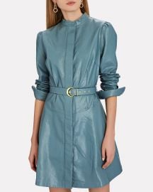 Alexis Faux Leather Belted Dress by Nicholas at Intermix