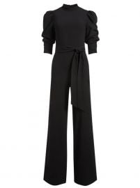 Alexis Puff-Sleeve Mockneck Jumpsuit at Alice and Olivia