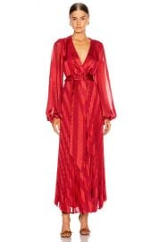 Alexis Salomo Dress in Red Geo Stripes   FWRD at Forward