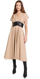 Alexis Viktora Midi Dress Taupe L at Shopbop