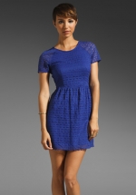 WornOnTV: Alex’s blue lace dress on Happy Endings | Elisha Cuthbert ...