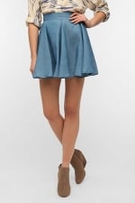 Chambray circle skirt at Urban Outfitters