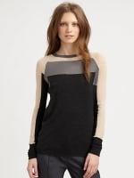 Alex's colorblock sweater at Saks at Saks Fifth Avenue