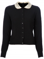 Alex's gold collar cardigan on Happy Endings at Farfetch