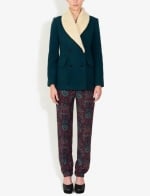 Alex's green Sandro coat on Happy Endings at Sandro