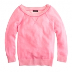 Alex's pink sweater at Jcrew at J. Crew