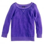 Alex's purple sweater at Jcrew at J. Crew