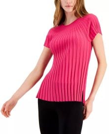 Alfani Womens Ribbed Scoop Neck Sweater Created for Macys Reviews - Sweaters - Women - Macys at Macys