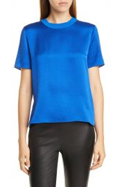 Ali Hammered Silk Short Sleeve Top at Nordstrom Rack