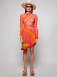 Ali Mini Dress Coral Red   The Webster at The Webster