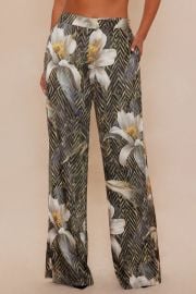 Alia Satin Wide Leg Pant - Greencombo Fashion Nova at Fashion Nova