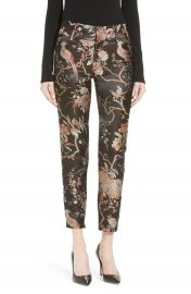 Alice   OIivia Stacey Brocade Crop Trouser at Nordstrom