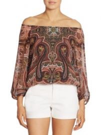 Alice   Olivia - Alta Peasant Top at Saks Off 5th