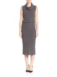 Alice   Olivia - Arra Ribbed Cashmere   Wool Blend Dress at Saks Fifth Avenue