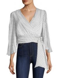 Alice   Olivia - Bray Wrap Top at Saks Fifth Avenue