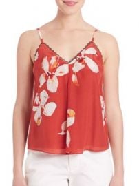 Alice   Olivia - Carlene Inverted Pleat Tank Top at Saks Off 5th