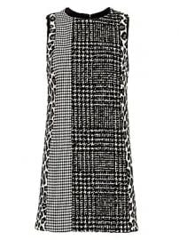 Alice   Olivia - Clyde Patchwork Shift Dress at Saks Fifth Avenue