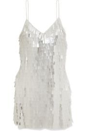 Alice   Olivia - Contessa paillette-embellished chiffon mini dress at Net A Porter