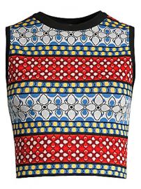 Alice   Olivia - Coryn Printed Tank Top at Saks Fifth Avenue