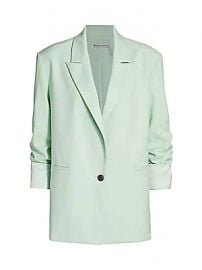 Alice   Olivia - Denny Notch Collar Roll-Cuff Blazer at Saks Fifth Avenue