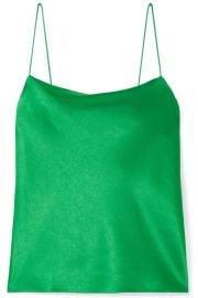 Alice   Olivia   Harmon satin-crepe camisole at Net A Porter